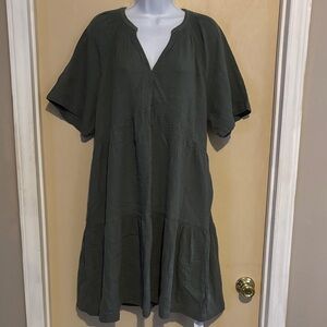 GAP: Olive Green Casual Dress NWT
